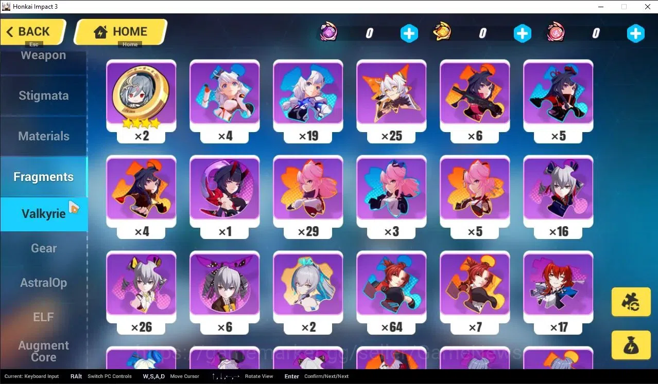 Honkai Impact 3rd Accounts SEA Lv70| 3 Fullset (Theresa Apocalypse LuVo, Raid image 14