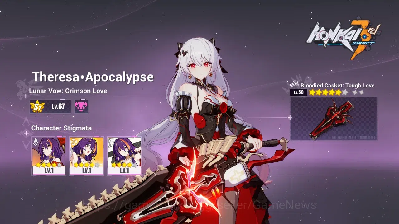 Honkai Impact 3rd Accounts SEA Lv70| 3 Fullset (Theresa Apocalypse LuVo, Raid image 19