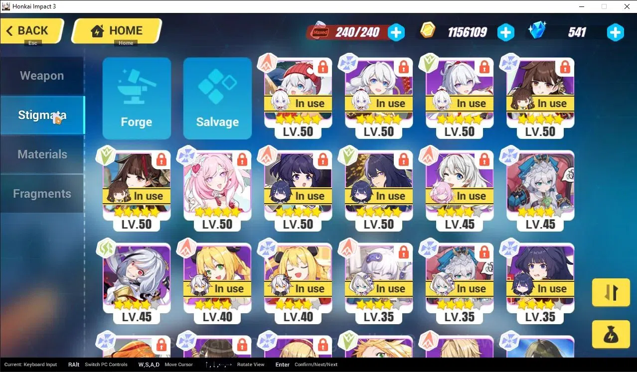 Honkai Impact 3rd Accounts SEA Lv70| 3 Fullset (Theresa Apocalypse LuVo, Raid image 8