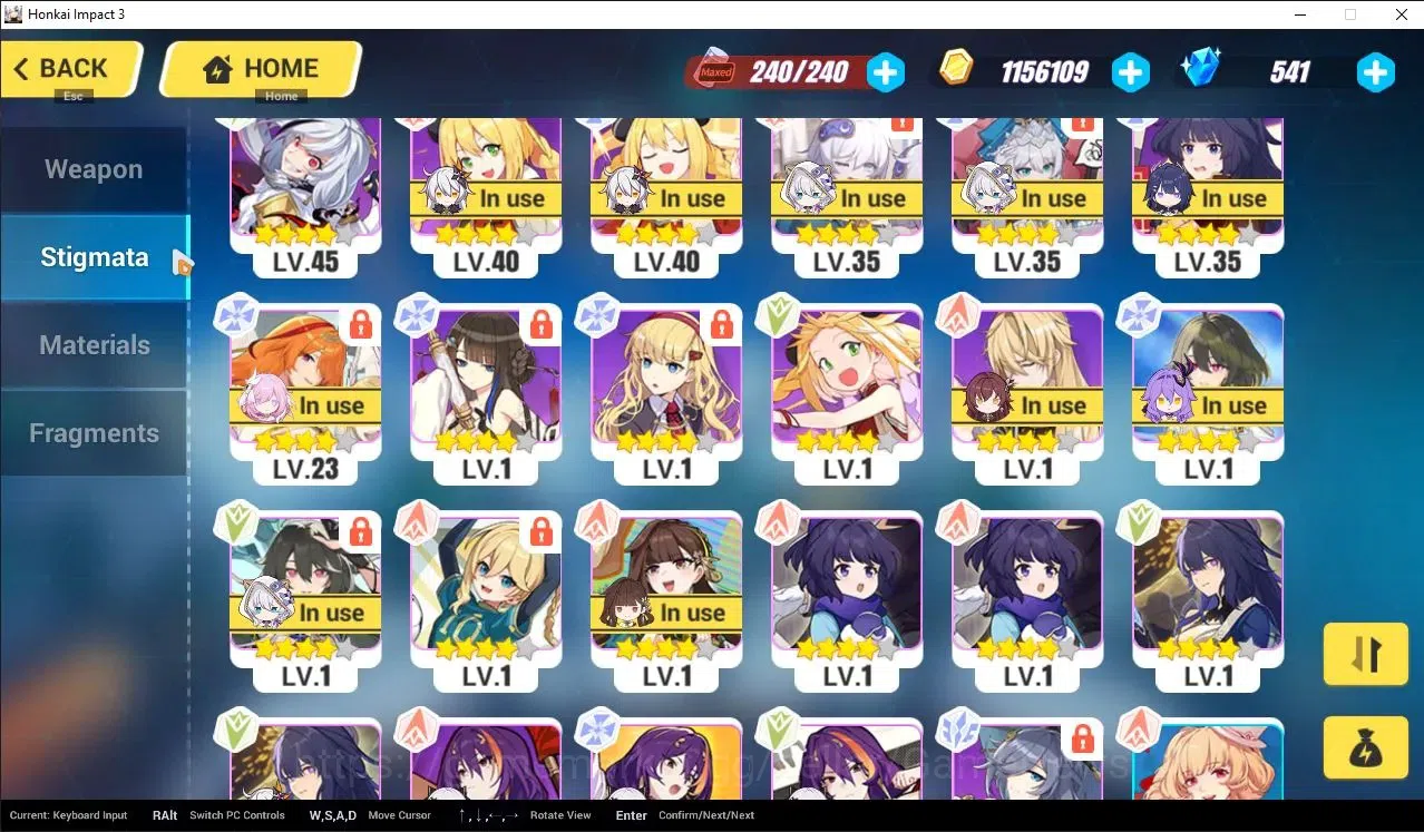 Honkai Impact 3rd Accounts SEA Lv70| 3 Fullset (Theresa Apocalypse LuVo, Raid image 9