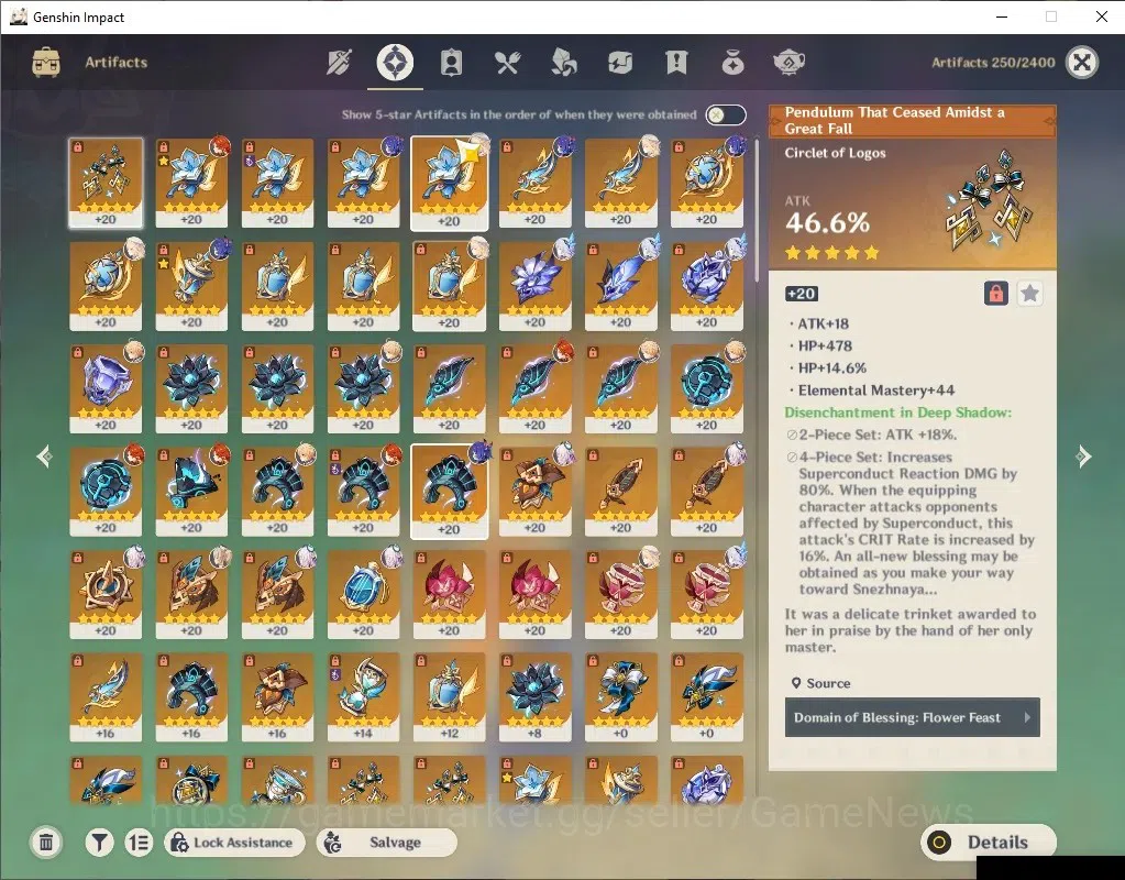 Genshin Impact Accounts Europe|AR 55|BD Unset|5 Limited+6(*5Wep)|(Mavuika, image 7