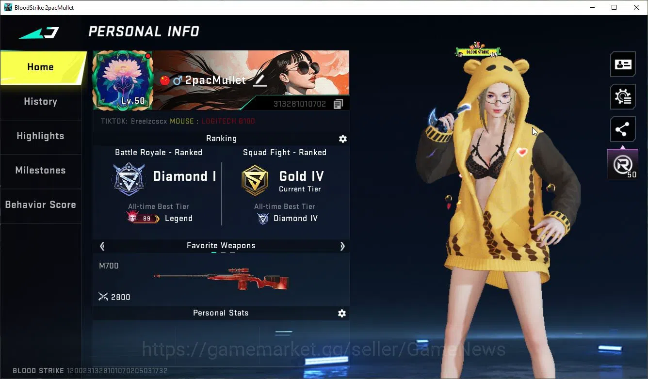 Blood Strike Accounts ASIA|MELE TalonKnife,Shuriken,LightBlade+15 ULTRA[ image 2