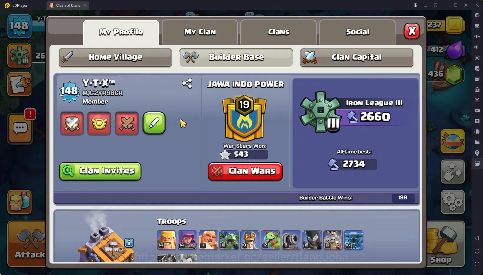 Clash of Clans Accounts TH 14-BH 9|LVL148|BK70,AQ79,MP51,GW45,RC30|BM217,B image 15
