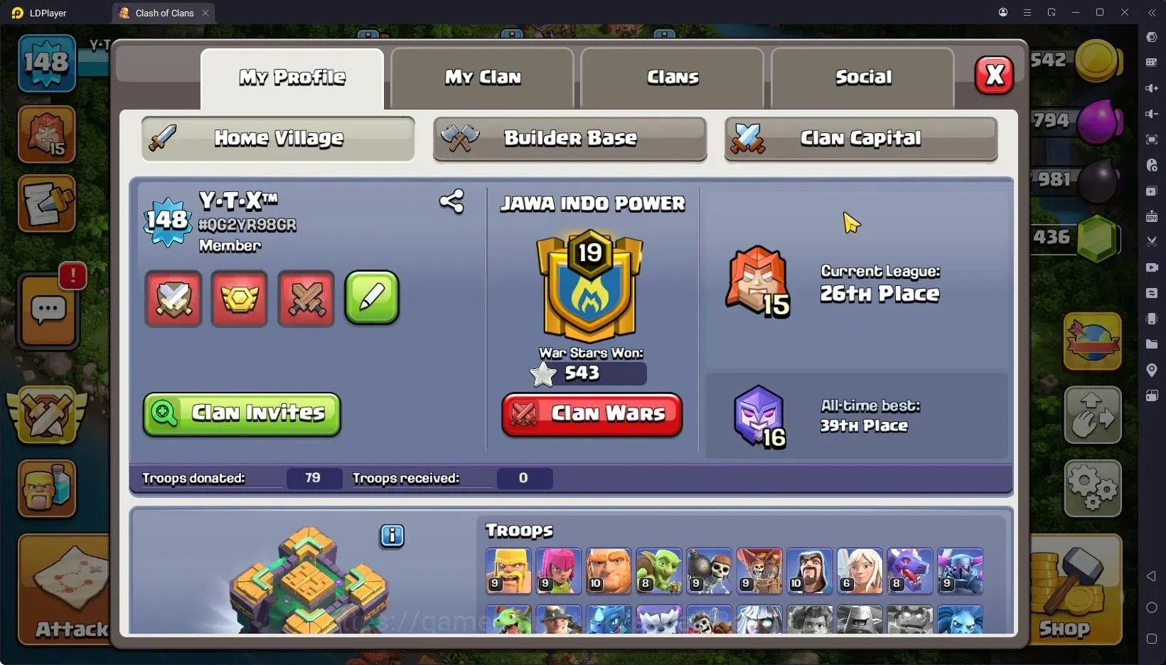 Clash of Clans Accounts TH 14-BH 9|LVL148|BK70,AQ79,MP51,GW45,RC30|BM217,B image 2