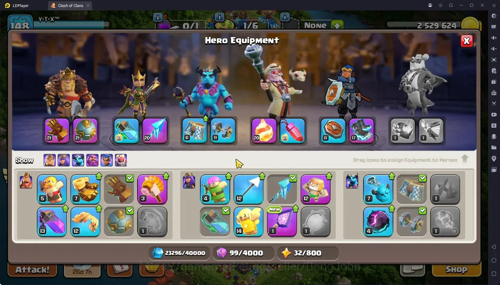 Clash of Clans Accounts TH 14-BH 9|LVL148|BK70,AQ79,MP51,GW45,RC30|BM217,B image 8