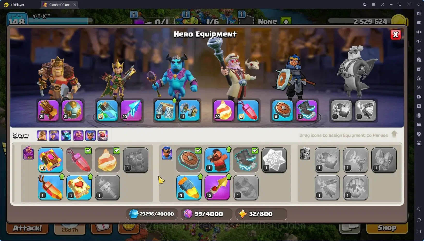 Clash of Clans Accounts TH 14-BH 9|LVL148|BK70,AQ79,MP51,GW45,RC30|BM217,B image 9