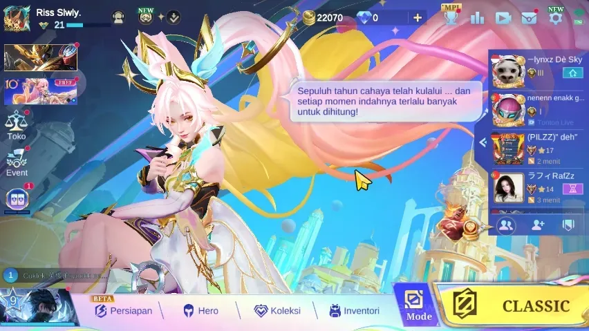 Mobile Legends: Bang Bang Accounts Others Hero 51|Skin 73|Prime(Granger),P.Ace(Fanny),2 Venom(Gusion,Hanabi),2 1