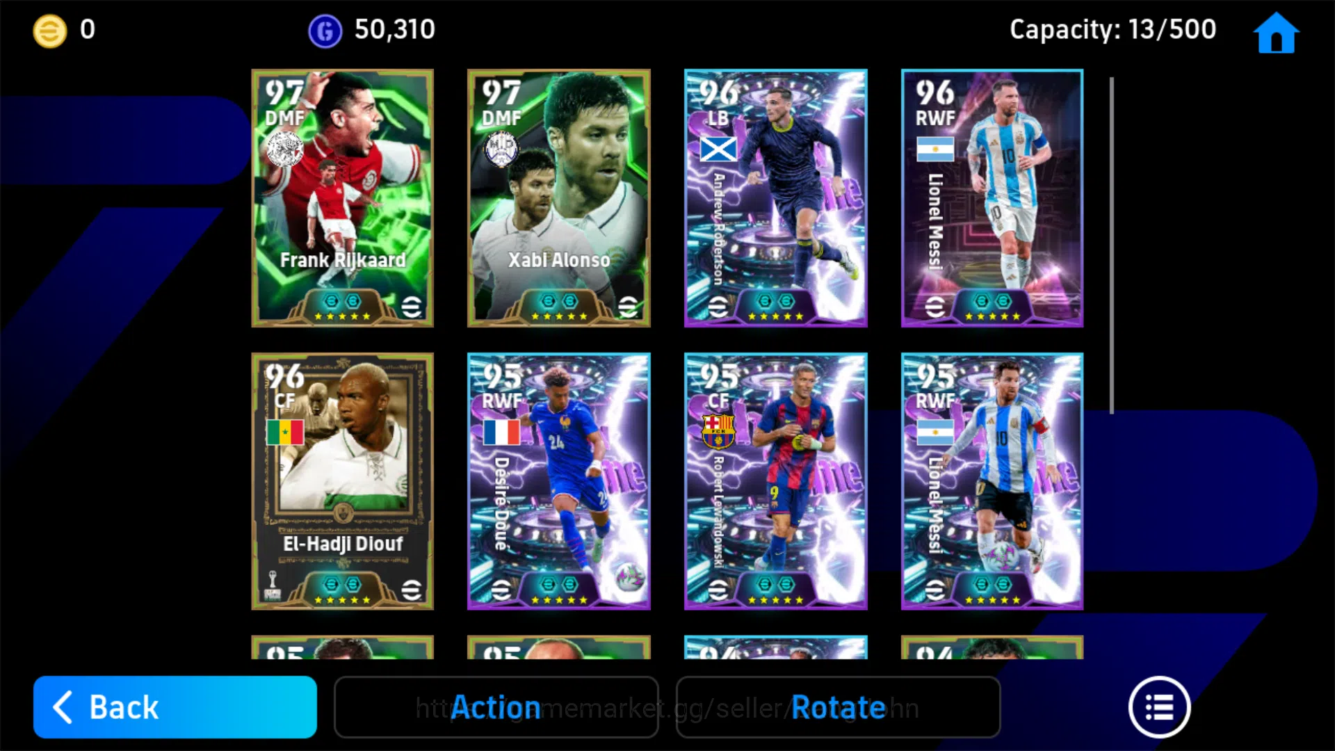 eFootball Accounts Android PWR 3137 | Rijkaard Epic DB, Alonso Epic D image 4