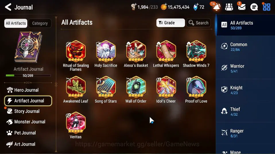 Epic Seven Accounts GLOBAL Unverif|New Era|3 ML(SP Politis,S Sez,Archd image 12