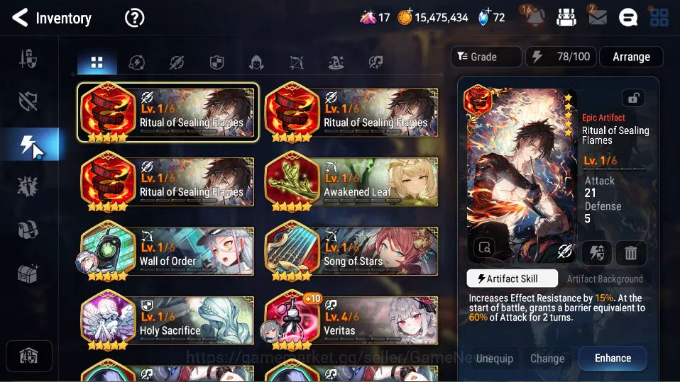 Epic Seven Accounts GLOBAL Unverif|New Era|3 ML(SP Politis,S Sez,Archd image 9