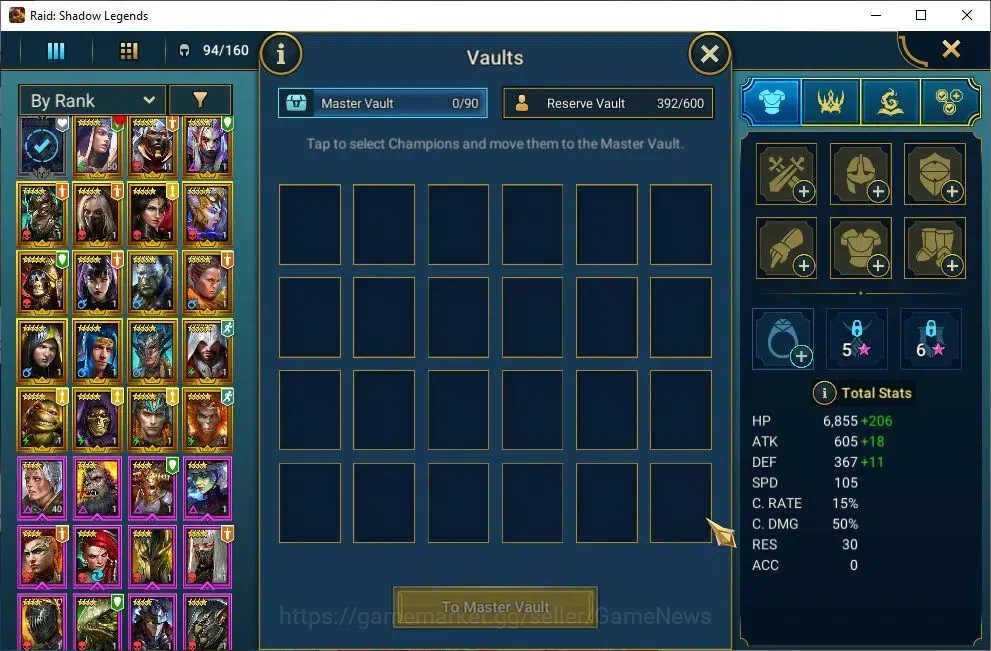 Raid: Shadow Legends Accounts Lv32 793K Power|1 Mythic[Toshiro]+23 Legend(Martyr image 11