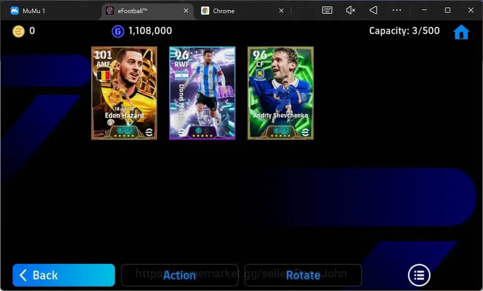 eFootball Accounts Android|PW 3046 | Lionel Messi, Eden Hazard, Andri image 3