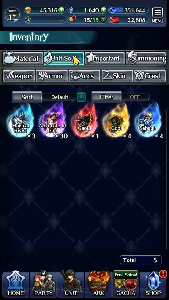 Last Cloudia Accounts GLOBAL|Rank 17|Top Tier Unit [Demon Lord Judecca-S image 10