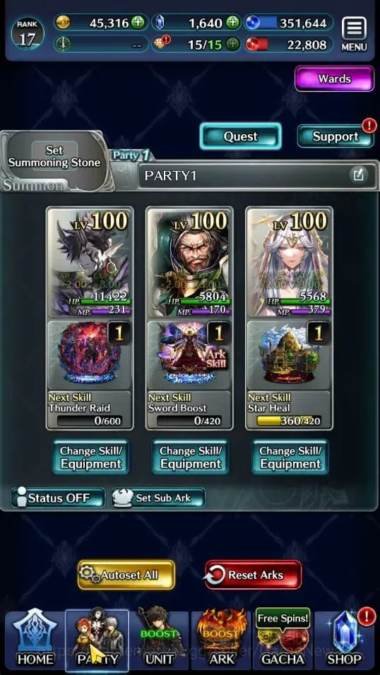 Last Cloudia Accounts GLOBAL|Rank 17|Top Tier Unit [Demon Lord Judecca-S image 5