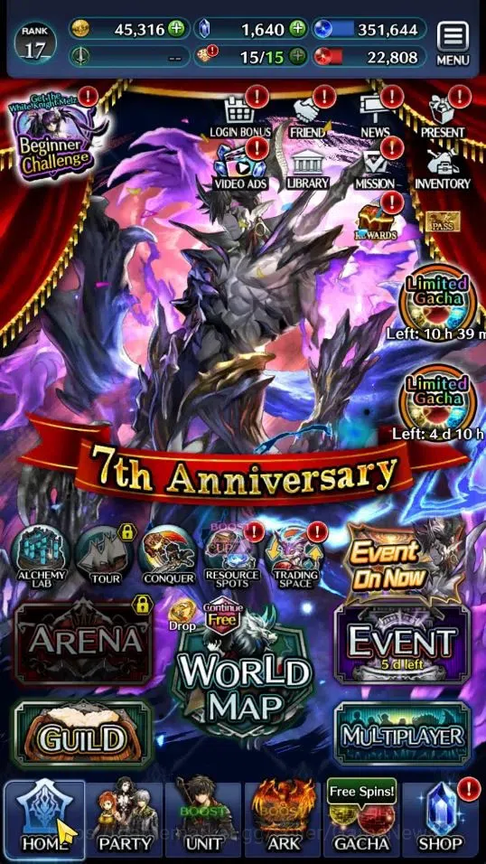 Last Cloudia Accounts GLOBAL|Rank 17|Top Tier Unit [Demon Lord Judecca-S image 6