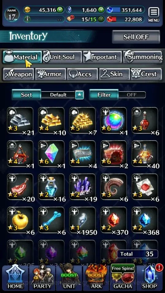 Last Cloudia Accounts GLOBAL|Rank 17|Top Tier Unit [Demon Lord Judecca-S image 9