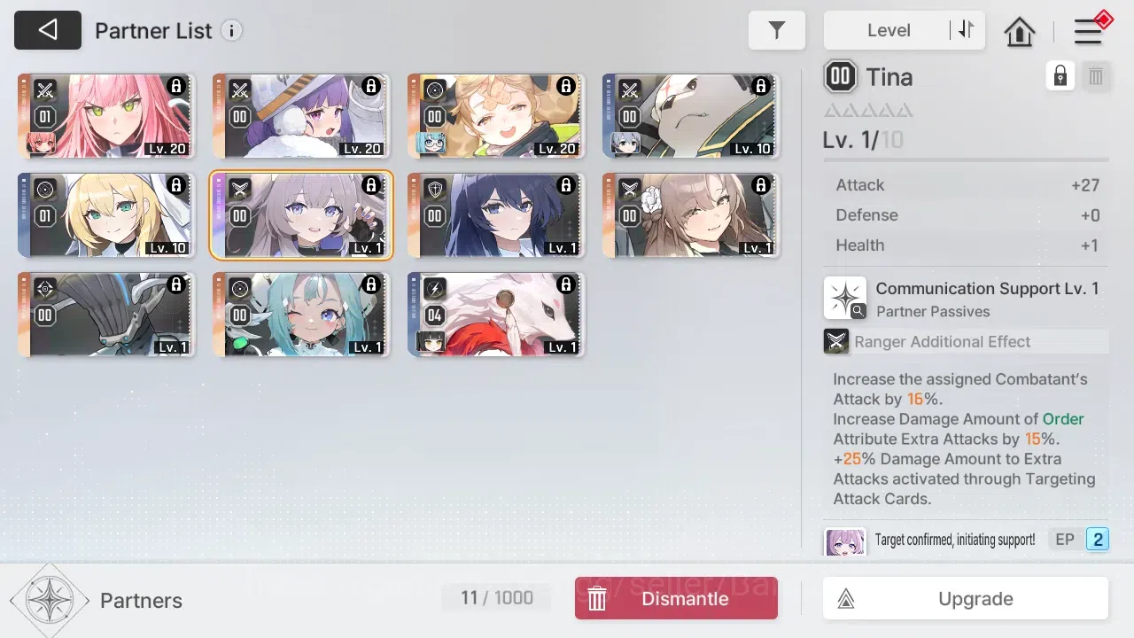 Chaos Zero Nightmare Accounts Global | Lvl 22 | 3 SSR | Heidemarie | Rita | Mei Lin | Partner Tina | More Details Check SS 6