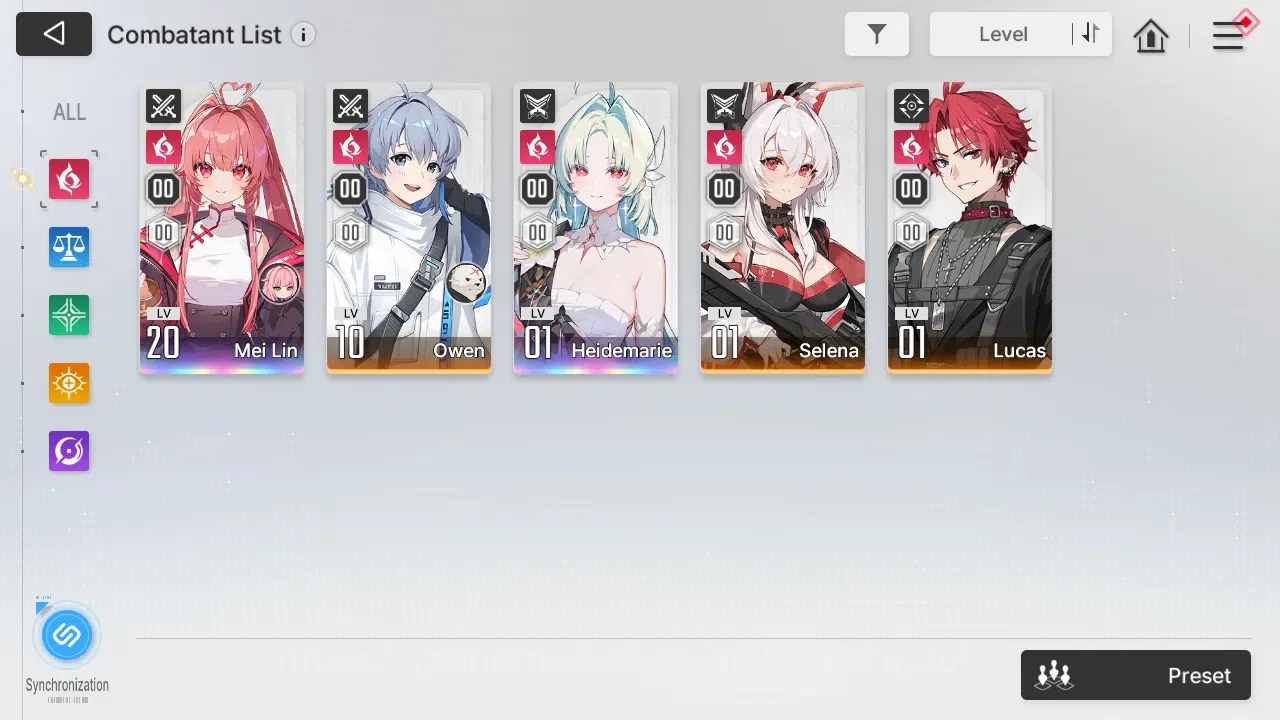 Chaos Zero Nightmare Accounts Global | Lvl 22 | 3 SSR | Heidemarie | Rita | Mei Lin | Partner Tina | More Details Check SS 9