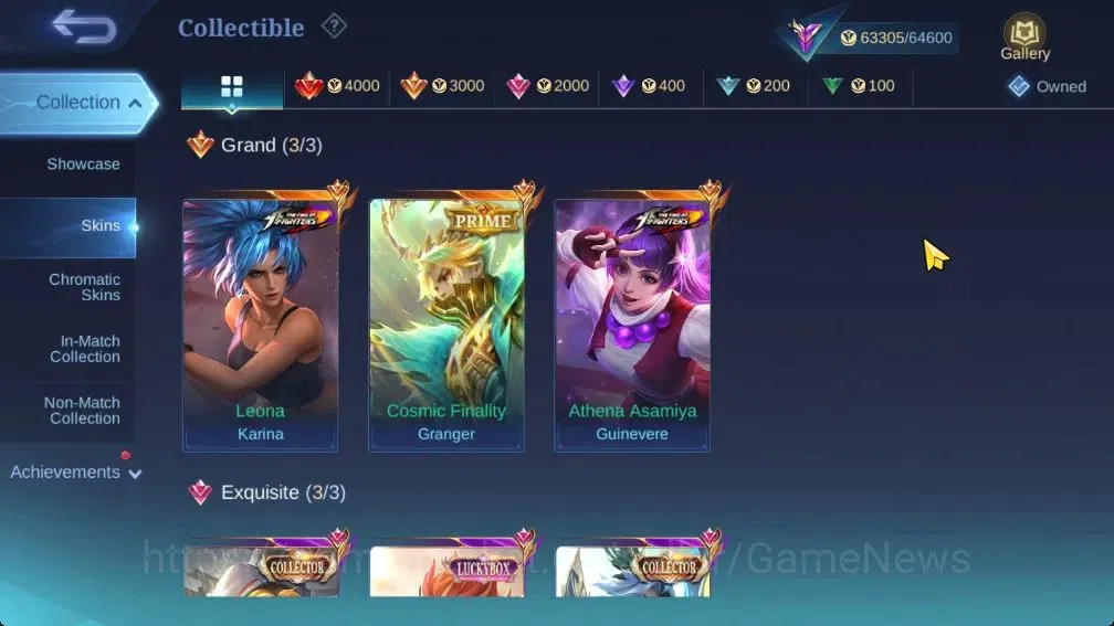 Mobile Legends: Bang Bang Accounts Hero 116|Skin 232|High Immo 123|Prime Granger,KOF image 6