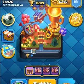 Clash Royale Accounts High-End Global |CL 1320|KTL 13|Trophy 8019|117 Cards|1 MAX|4 Champ|5 Hero|11 EVO|Arena 21|349