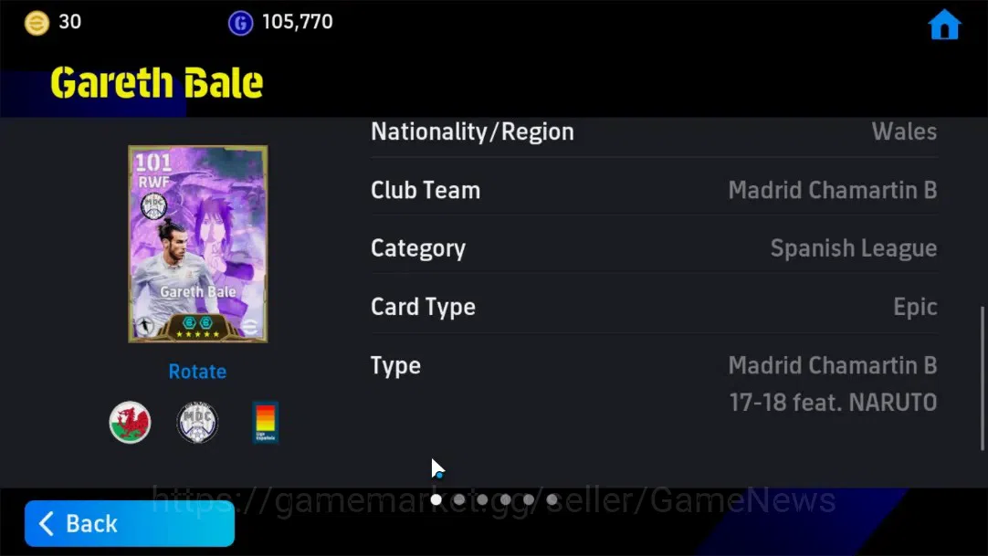 eFootball Accounts Android|Epic-BigTime Lamine Yamal,Epic Gareth Bale image 7