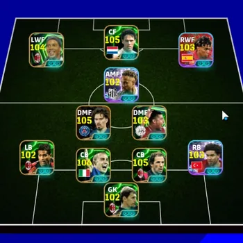 eFootball Accounts Others Andorid|Power 3204|17 Epic Fabio Cannavaro,Marco Van Basten,Vitinha,Franco Baresi,Ronaldinho