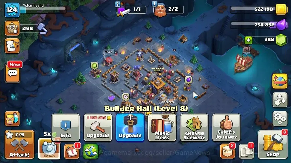Clash of Clans Accounts LV 124|TH 13 - BH 8|Limited Skin|HH 7|BK 65,AQ 61, image 16