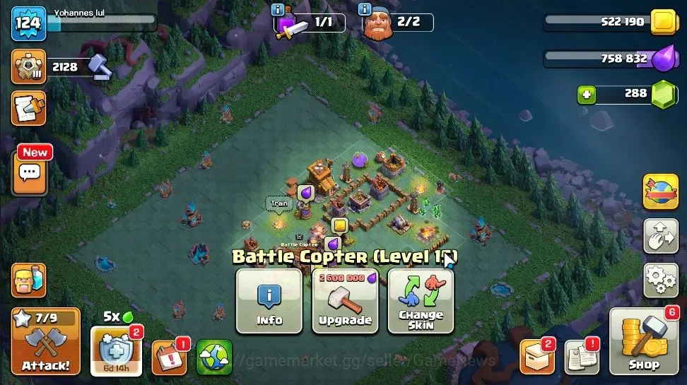 Clash of Clans Accounts LV 124|TH 13 - BH 8|Limited Skin|HH 7|BK 65,AQ 61, image 18