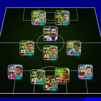 eFootball Accounts Legends & Iconic Players  Collective 3207 | BIG TIME (Buffon 108 ) • F. Lampard 105 • Rui Costa