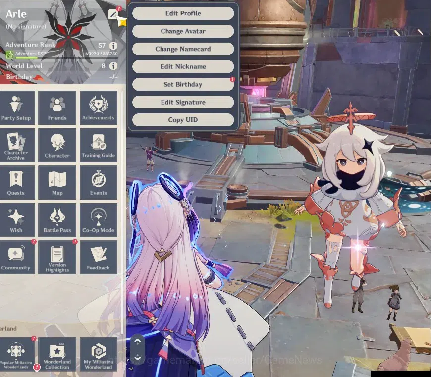 Genshin Impact Accounts ASIA|AR 57|Rate On|7 Limit+7 (*5Wep)|[ArlecchinoC1 image 1