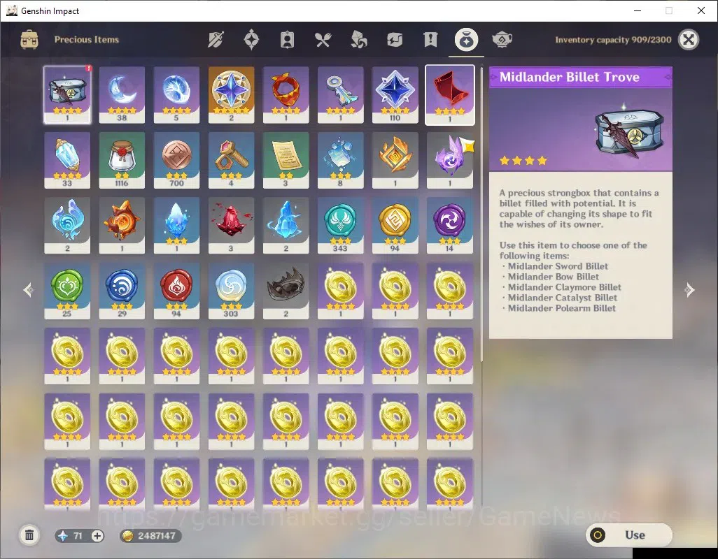 Genshin Impact Accounts ASIA|AR 57|Rate On|7 Limit+7 (*5Wep)|[ArlecchinoC1 image 13