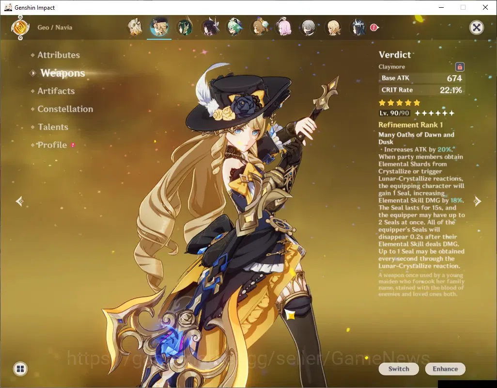 Genshin Impact Accounts ASIA|AR 57|Rate On|7 Limit+7 (*5Wep)|[ArlecchinoC1 image 6