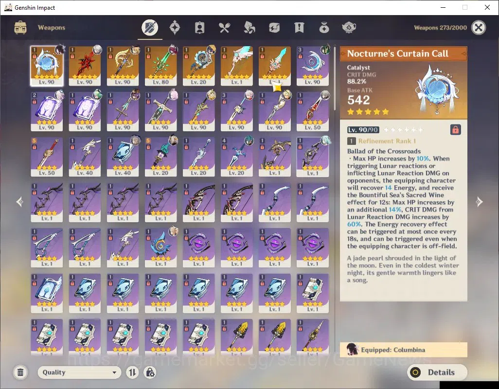 Genshin Impact Accounts ASIA|AR 57|Rate On|7 Limit+7 (*5Wep)|[ArlecchinoC1 image 7