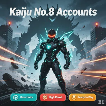 Kaiju No. 8 The Game Accounts 【Global】Crystal 28K+Gacha Tickets 80-95 Pickup Tickets 180-210 Chooseable 5-Star 1