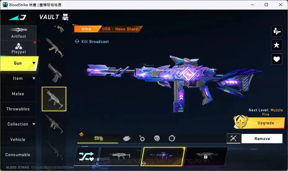 Blood Strike Accounts ASIA | 1 ULTRA MELEE: Talon Knife-Sanctum|1 ULTRA image 2