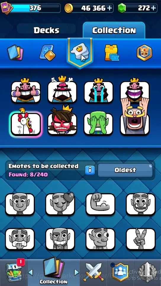 Clash Royale Accounts Lvl 376|KTL 9|Trophy 3035|Card 47|Limited Skin|1 H image 12