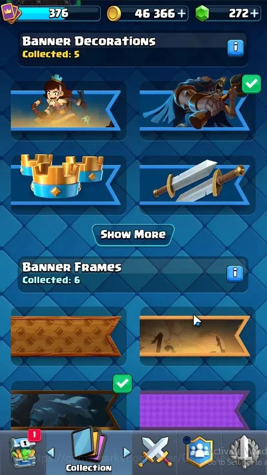 Clash Royale Accounts Lvl 376|KTL 9|Trophy 3035|Card 47|Limited Skin|1 H image 14