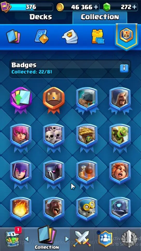 Clash Royale Accounts Lvl 376|KTL 9|Trophy 3035|Card 47|Limited Skin|1 H image 15
