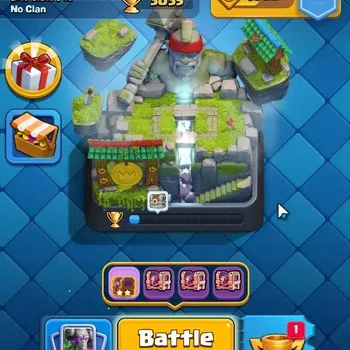 Clash Royale High-End Lvl 376|KTL 9|Trophy 3035|Card 47|Limited Skin|1 H image 1