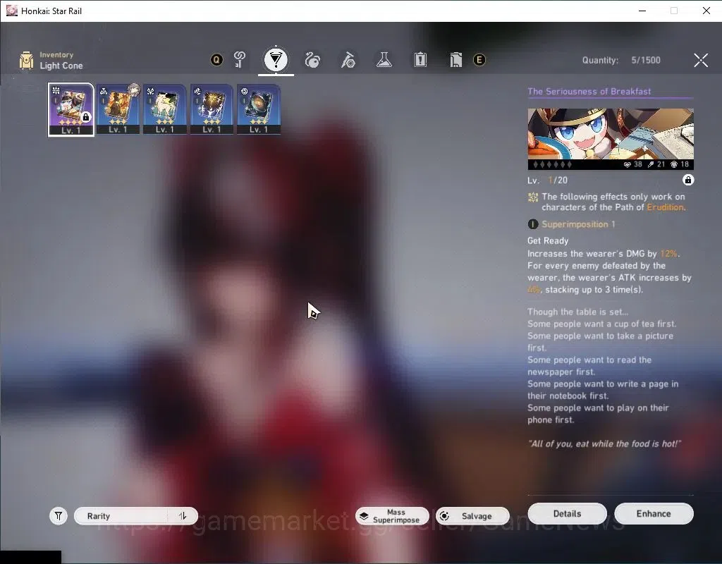 Honkai Star Rail Accounts EU |TL 3|1,6K SJ|2 Limited| [Acheron,Huohuo] |20 S image 5