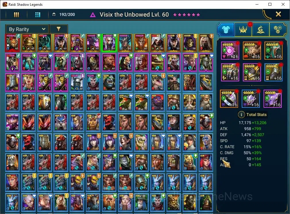 Raid: Shadow Legends Accounts Lv65|1,7M PWR|1 Mythic Lazarius|12 Legend Combo 2 image 11