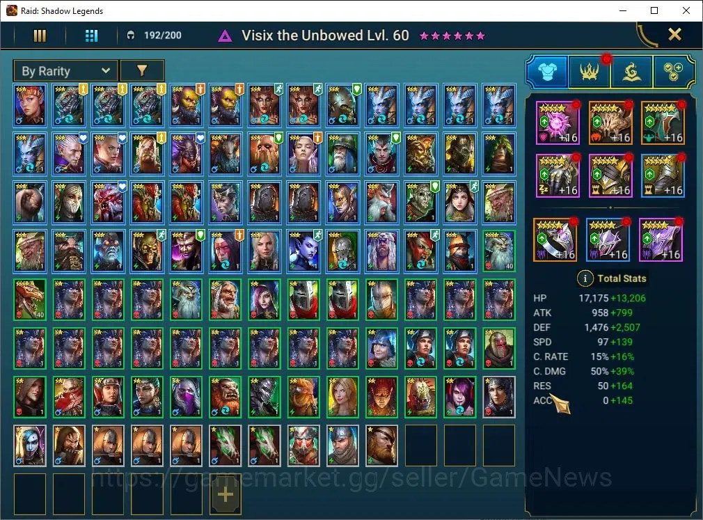 Raid: Shadow Legends Accounts Lv65|1,7M PWR|1 Mythic Lazarius|12 Legend Combo 2 image 12