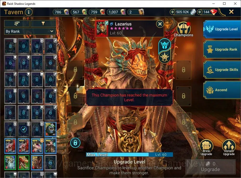 Raid: Shadow Legends Accounts Lv65|1,7M PWR|1 Mythic Lazarius|12 Legend Combo 2 image 17