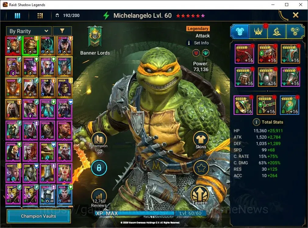 Raid: Shadow Legends Accounts Lv65|1,7M PWR|1 Mythic Lazarius|12 Legend Combo 2 image 4