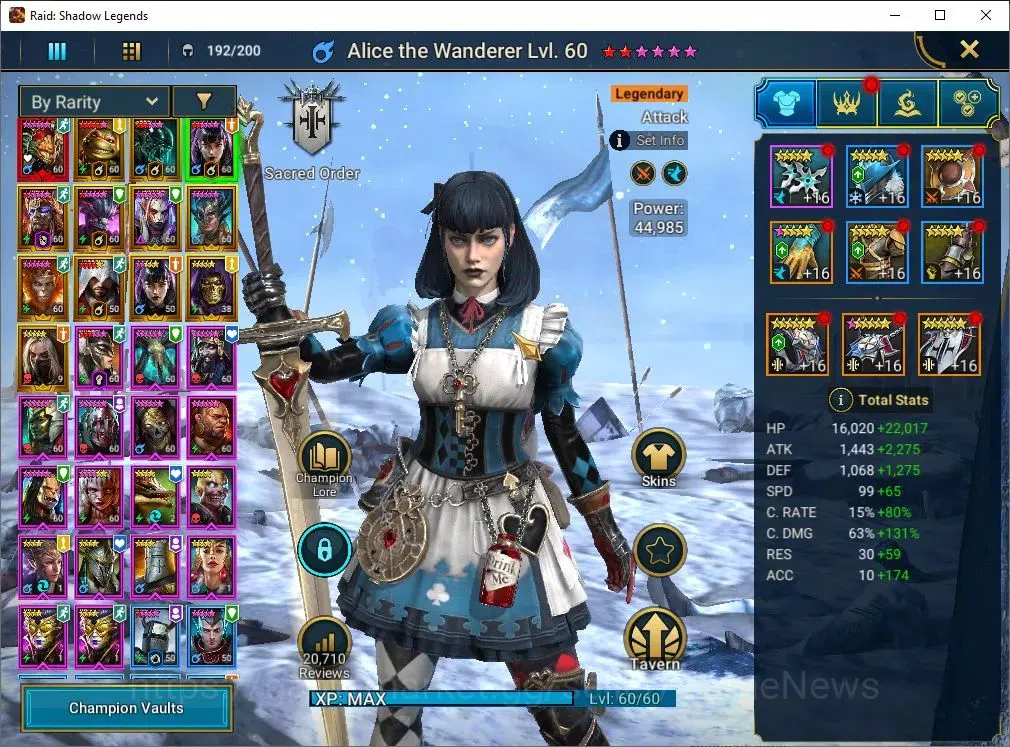 Raid: Shadow Legends Accounts Lv65|1,7M PWR|1 Mythic Lazarius|12 Legend Combo 2 image 7