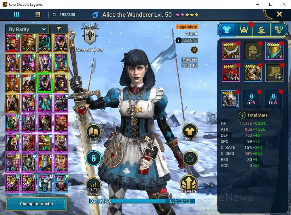 Raid: Shadow Legends Accounts Lv65|1,7M PWR|1 Mythic Lazarius|12 Legend Combo 2 image 8