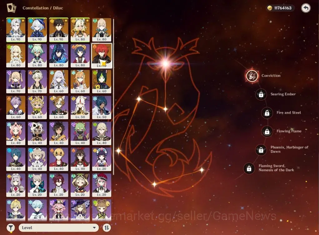 Genshin Impact Accounts ASIA|AR56|PreamTeam Skrik,Neuvilette+sign|7Limited image 7
