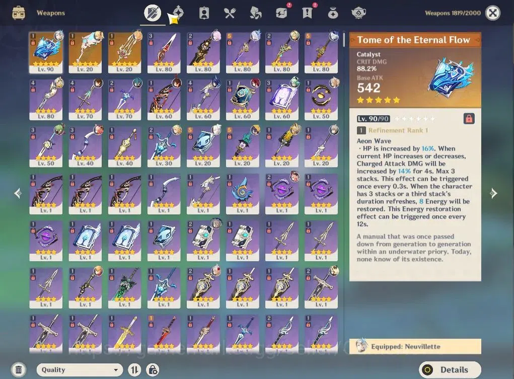 Genshin Impact Accounts ASIA|AR56|PreamTeam Skrik,Neuvilette+sign|7Limited image 8