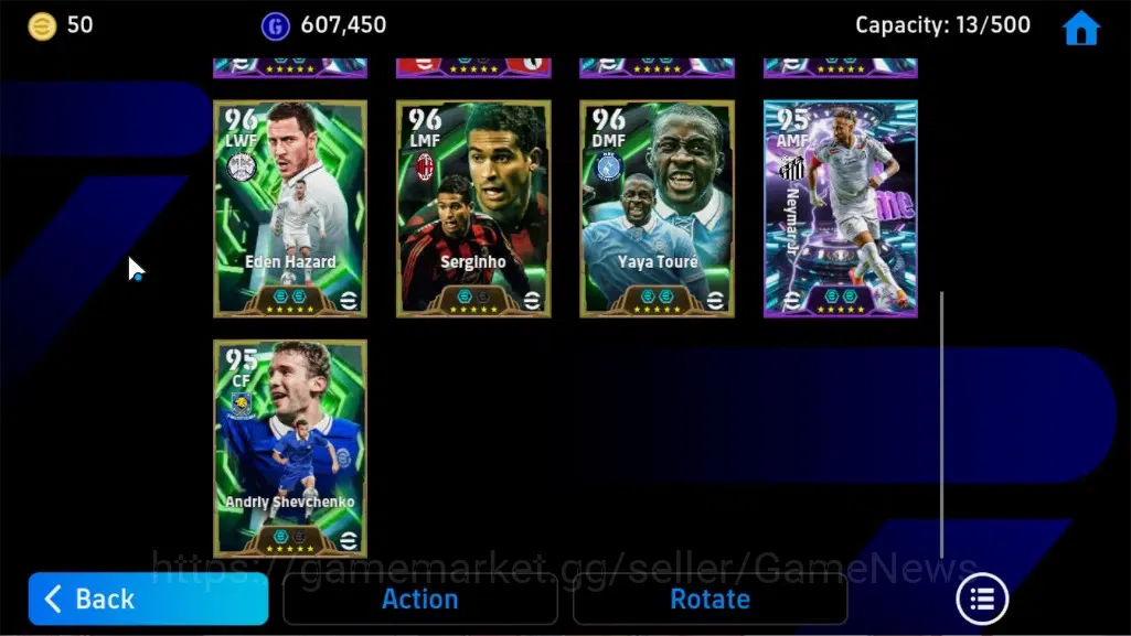 eFootball Accounts Legends & Iconic Players Android|Epic Zico,Roberto Donadoni,Dragan Stojkovic,Serginho,ShowTime Dean 7