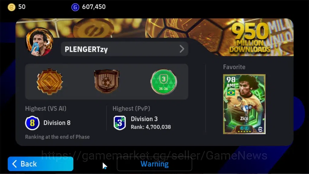 eFootball Accounts Legends & Iconic Players Android|Epic Zico,Roberto Donadoni,Dragan Stojkovic,Serginho,ShowTime Dean 8
